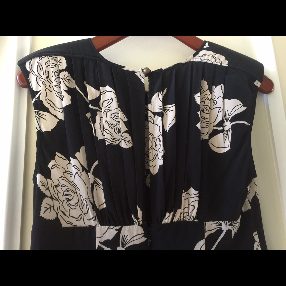 🎉HP🎉 NWT Tracy Reese Black/Parchment Rose Dress - Picture 6 of 8